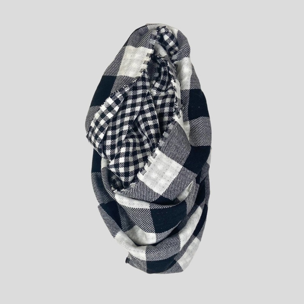 Loft Plaid Infinity Scarf